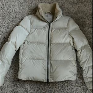 Coach Leather and Down Jacket